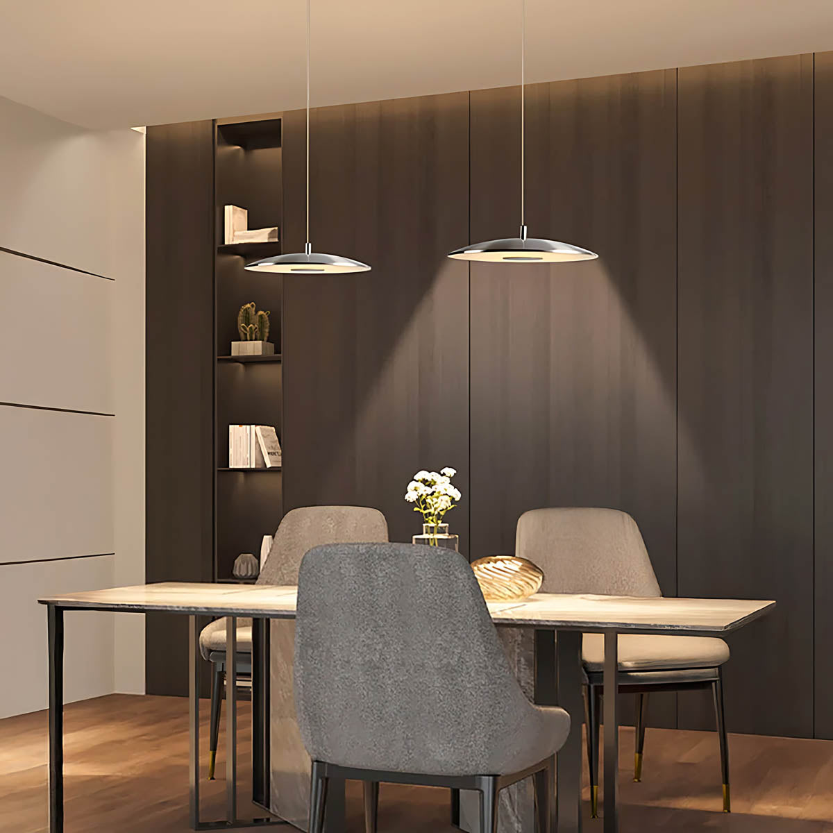 Eastmere Frame Glass Cluster Pendant Light — gallery image 13