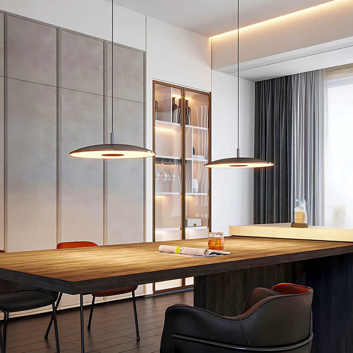 Eastmere Frame Glass Cluster Pendant Light — gallery image 7