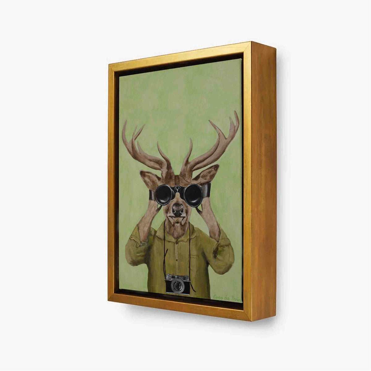 Northwick Frame Deer Canvas Wall Art — gallery image 10