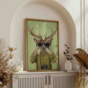 Northwick Frame Deer Canvas Wall Art — gallery image 4