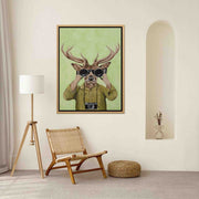 Northwick Frame Deer Canvas Wall Art — gallery image 8