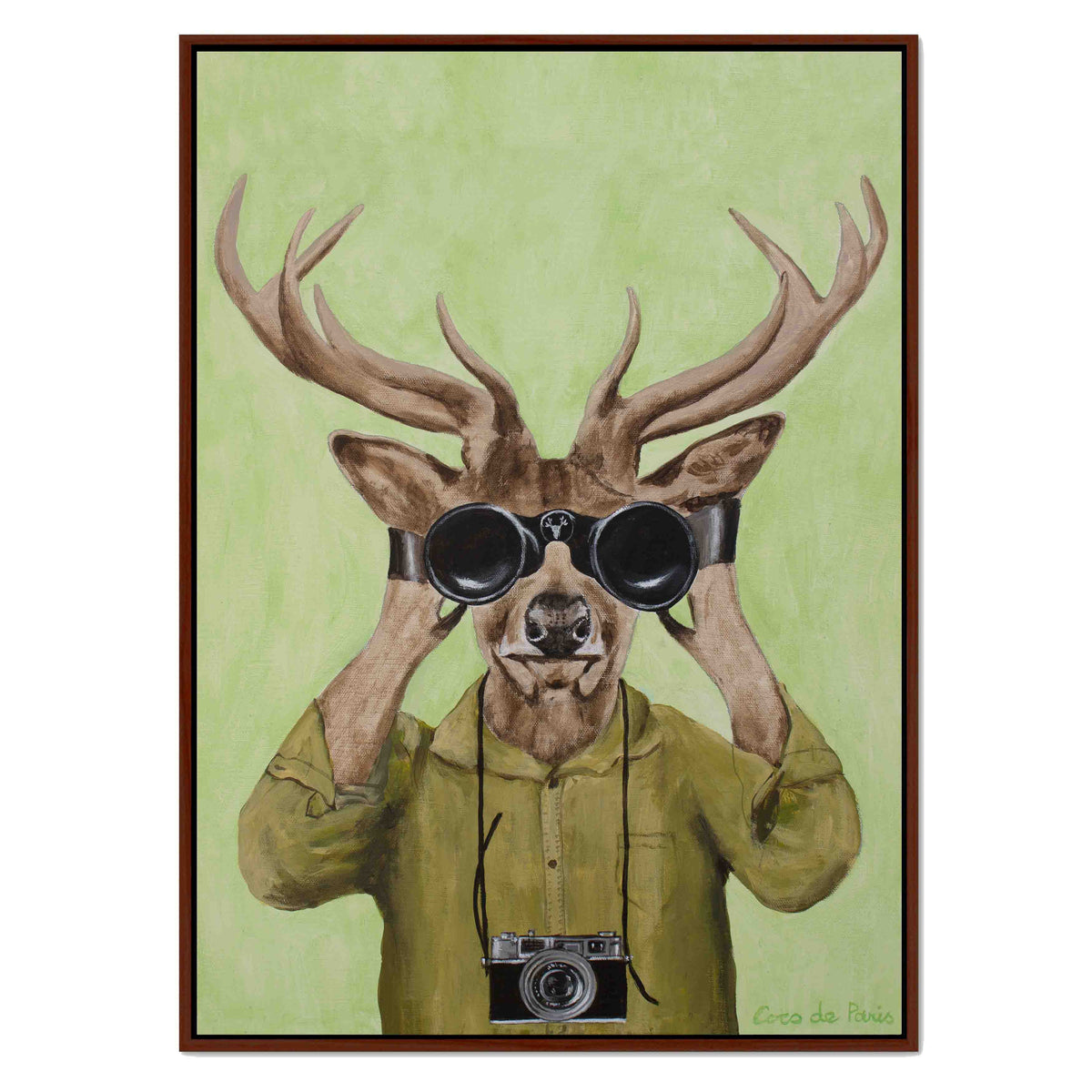 Northwick Frame Deer Canvas Wall Art — gallery image 25