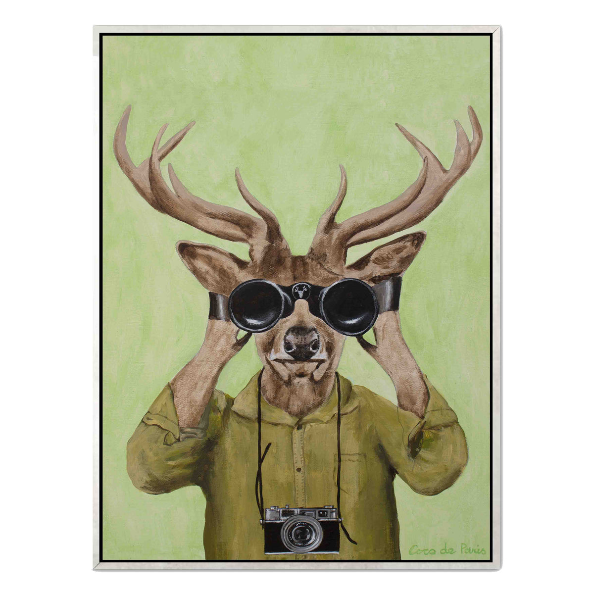 Northwick Frame Deer Canvas Wall Art — gallery image 47