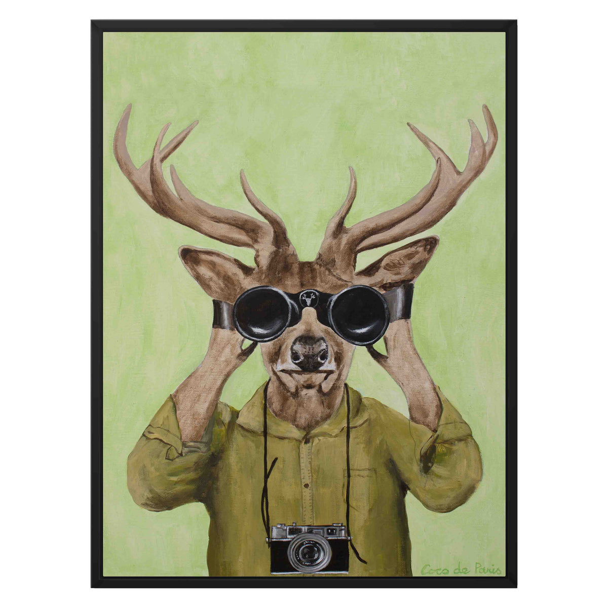 Northwick Frame Deer Canvas Wall Art — gallery image 22