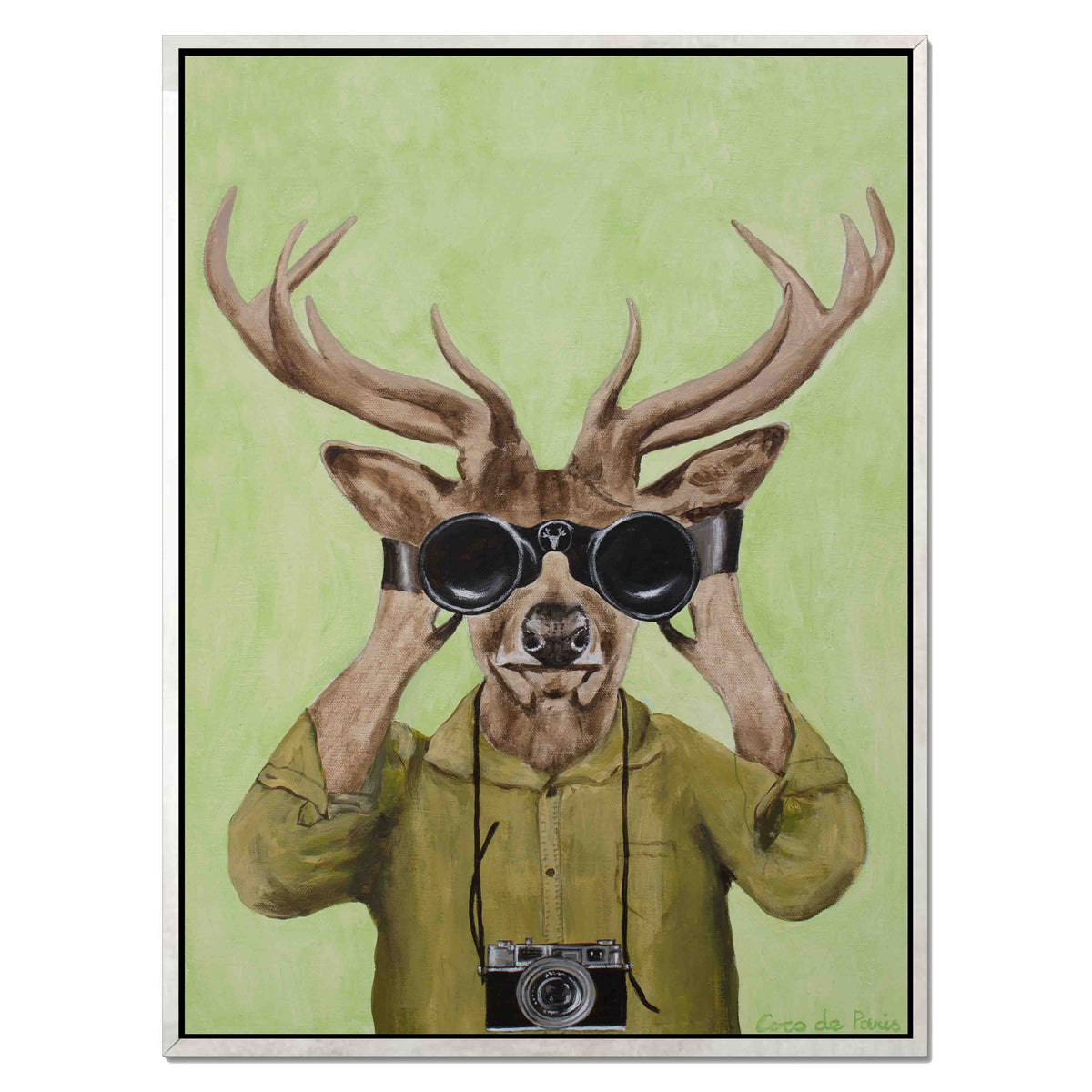 Northwick Frame Deer Canvas Wall Art — gallery image 46