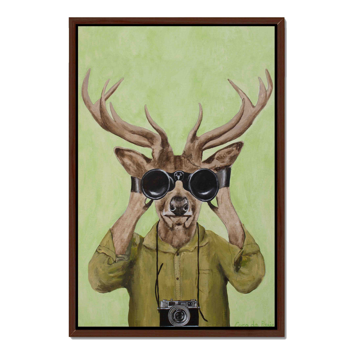 Northwick Frame Deer Canvas Wall Art — gallery image 27
