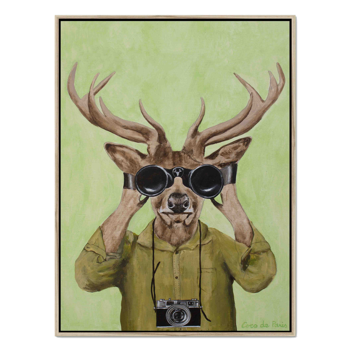 Northwick Frame Deer Canvas Wall Art — gallery image 41