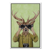 Northwick Frame Deer Canvas Wall Art — gallery image 51