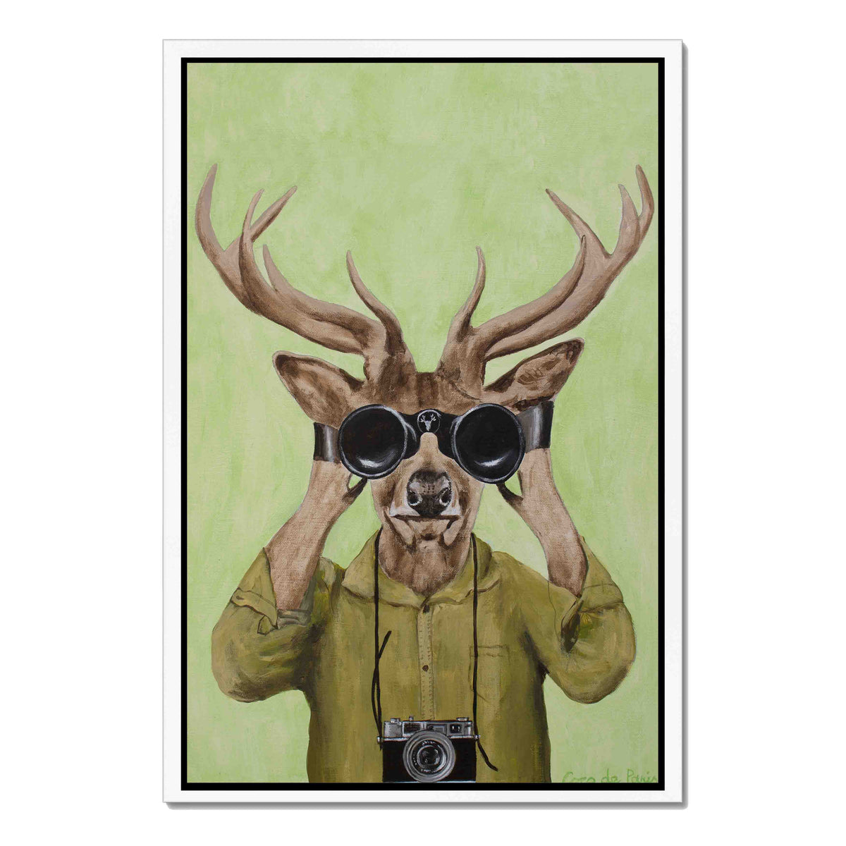 Northwick Frame Deer Canvas Wall Art — gallery image 51