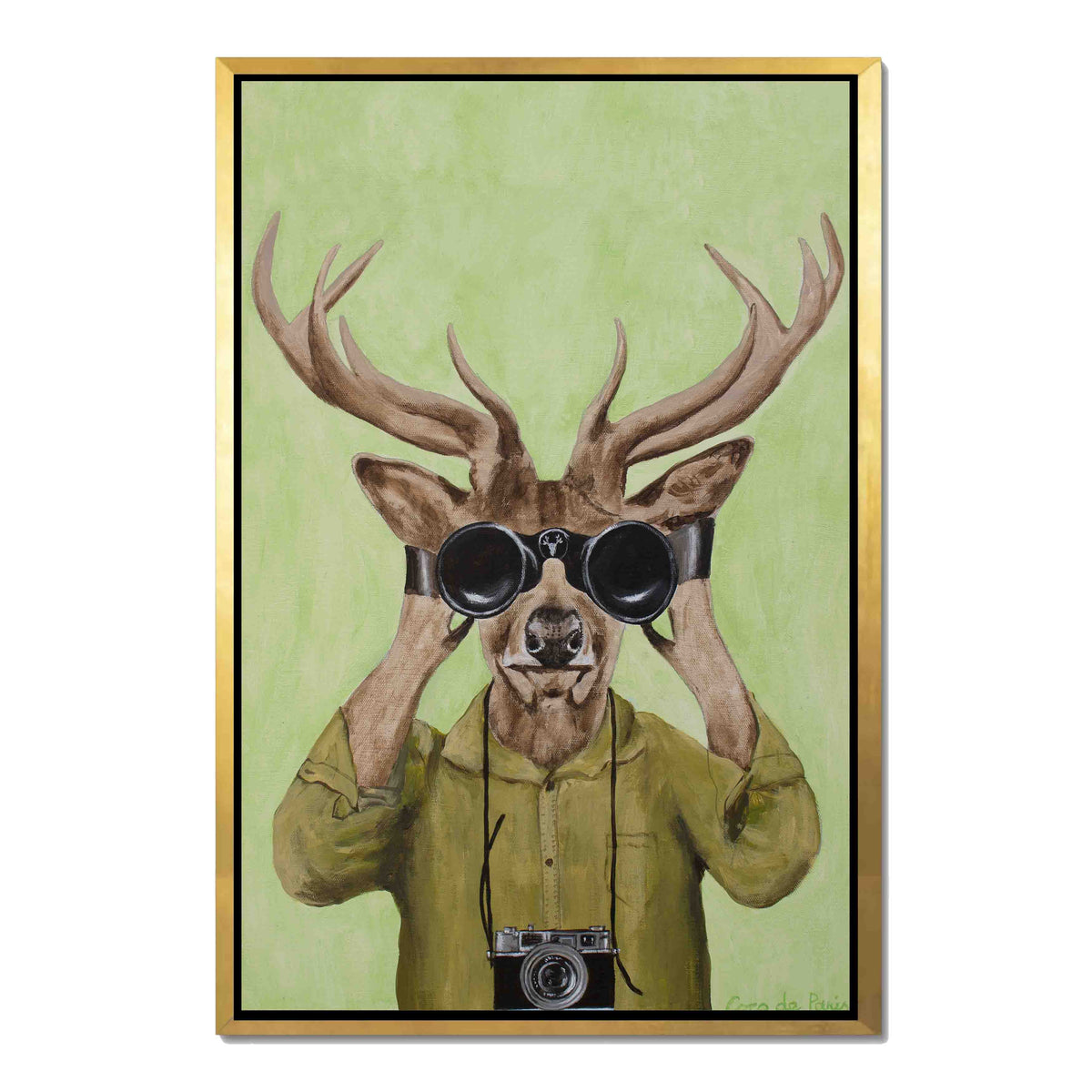 Northwick Frame Deer Canvas Wall Art — gallery image 33