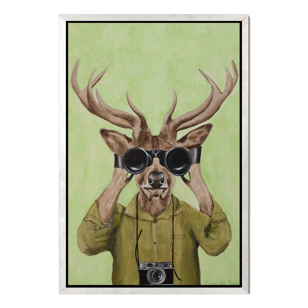 Northwick Frame Deer Canvas Wall Art — gallery image 45