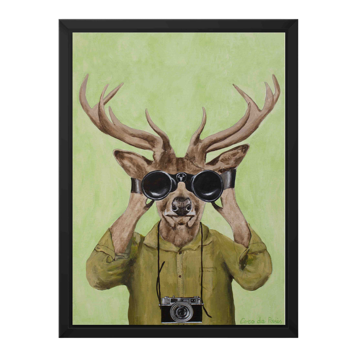 Northwick Frame Deer Canvas Wall Art — gallery image 20