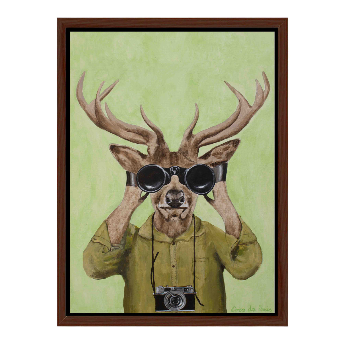 Northwick Frame Deer Canvas Wall Art — gallery image 26