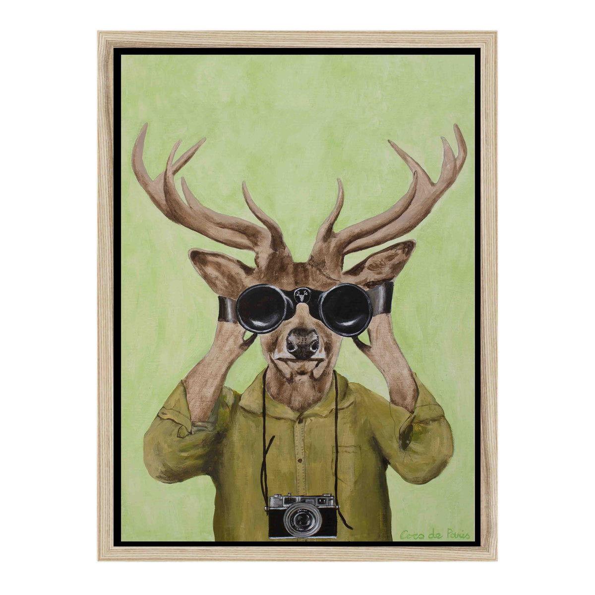 Northwick Frame Deer Canvas Wall Art — gallery image 38