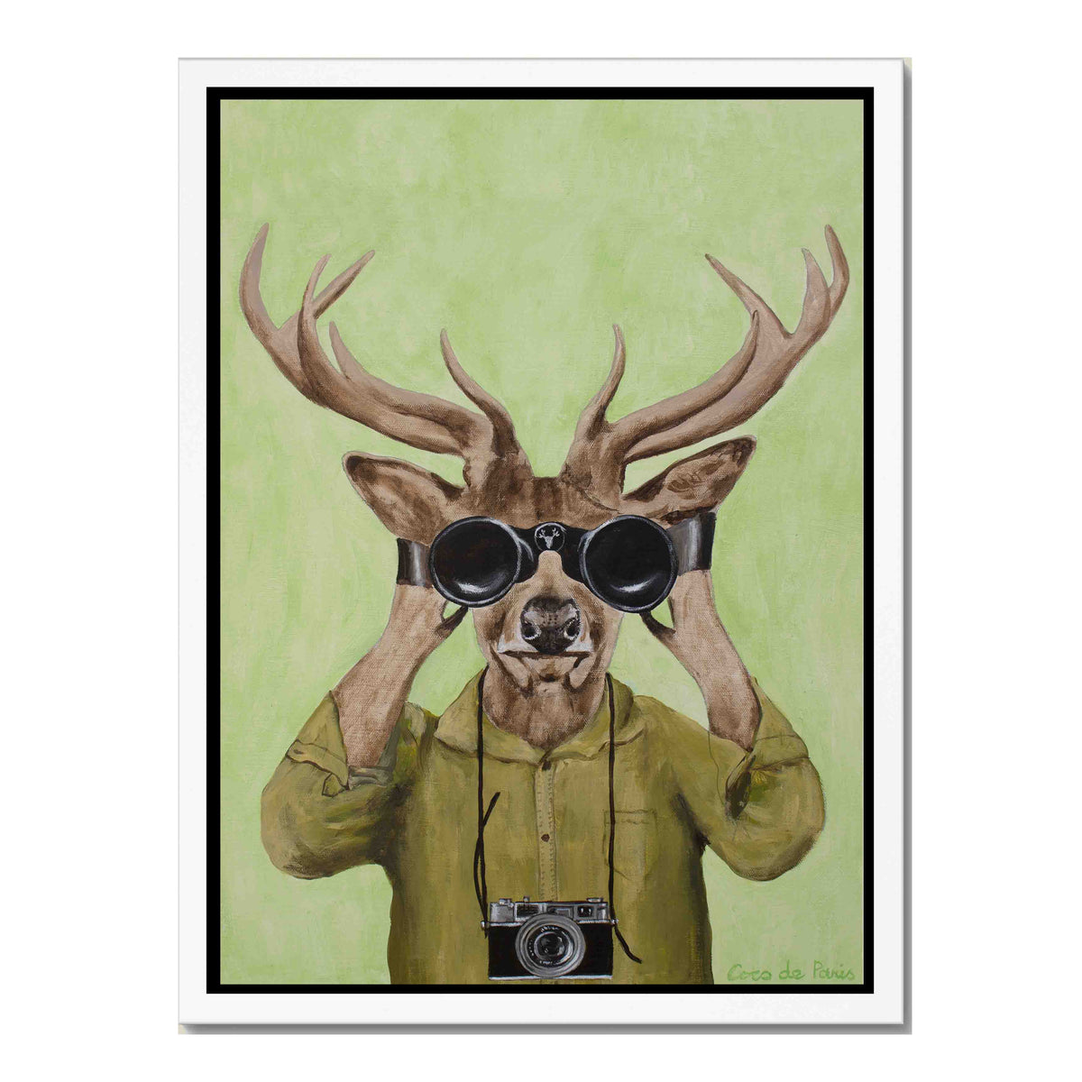 Northwick Frame Deer Canvas Wall Art — gallery image 50