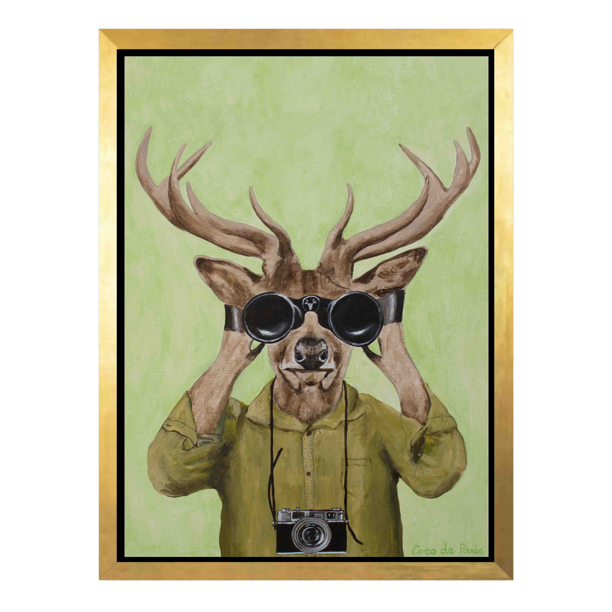 Northwick Frame Deer Canvas Wall Art — gallery image 32