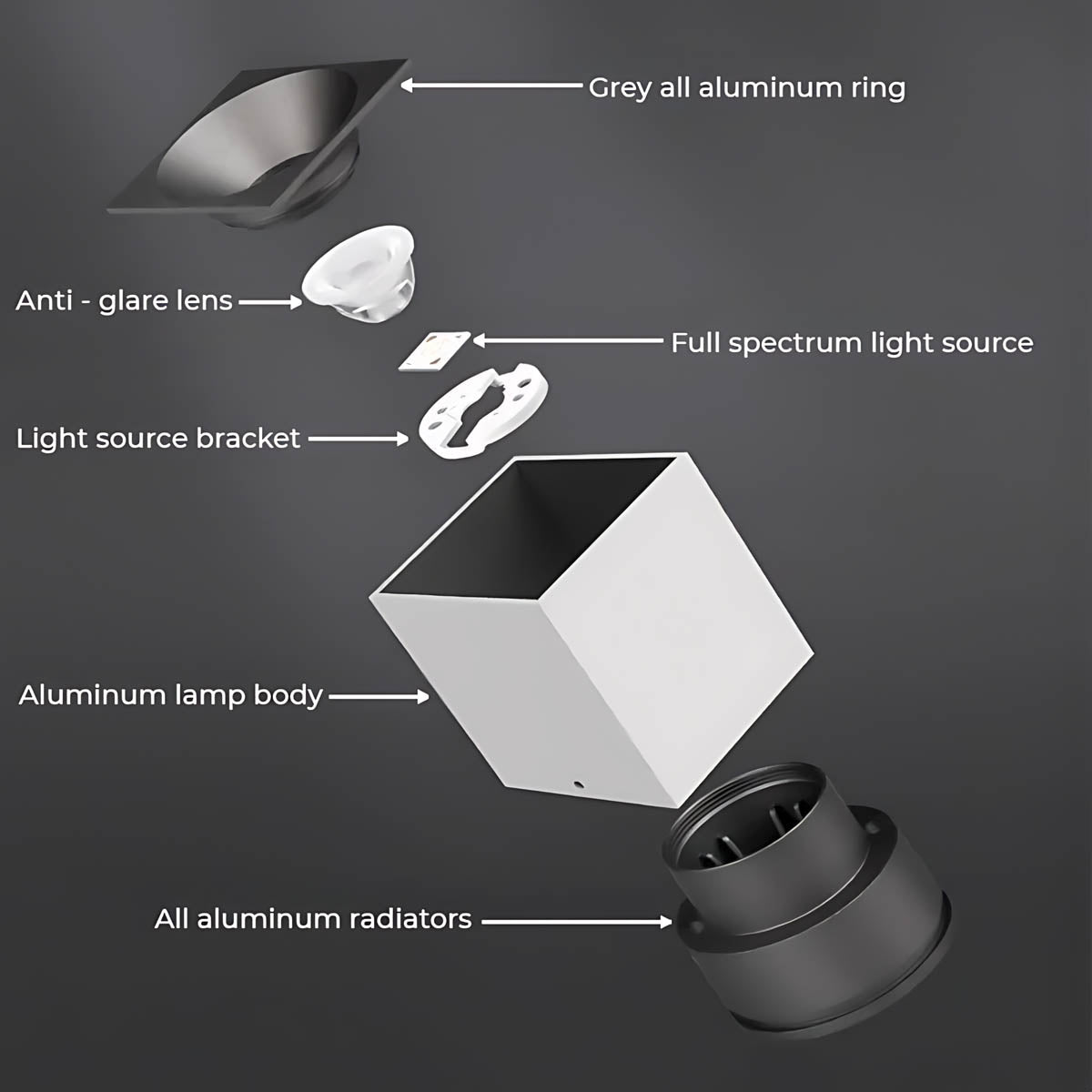 Westcott Frame Aluminum Ceiling Light — gallery image 17