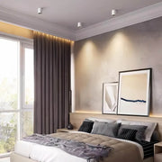 Alderwood Frame Aluminum Ceiling Light — gallery image 7
