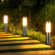 Cranford Frame Stainless Steel Floor Lamp — gallery image 9