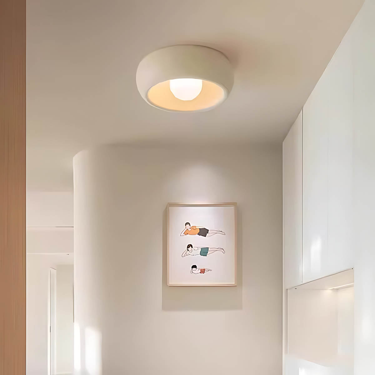 Langford Frame Resin Ceiling Light — gallery image 11