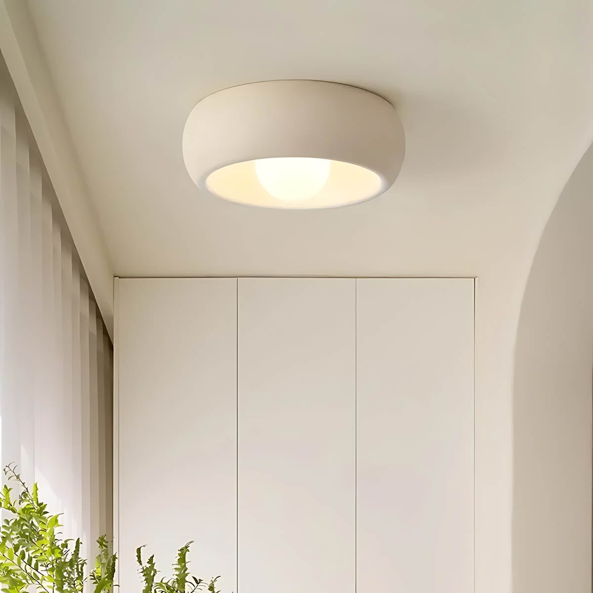 Langford Frame Resin Ceiling Light — gallery image 7