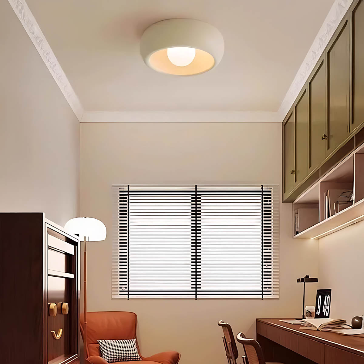 Langford Frame Resin Ceiling Light — gallery image 10