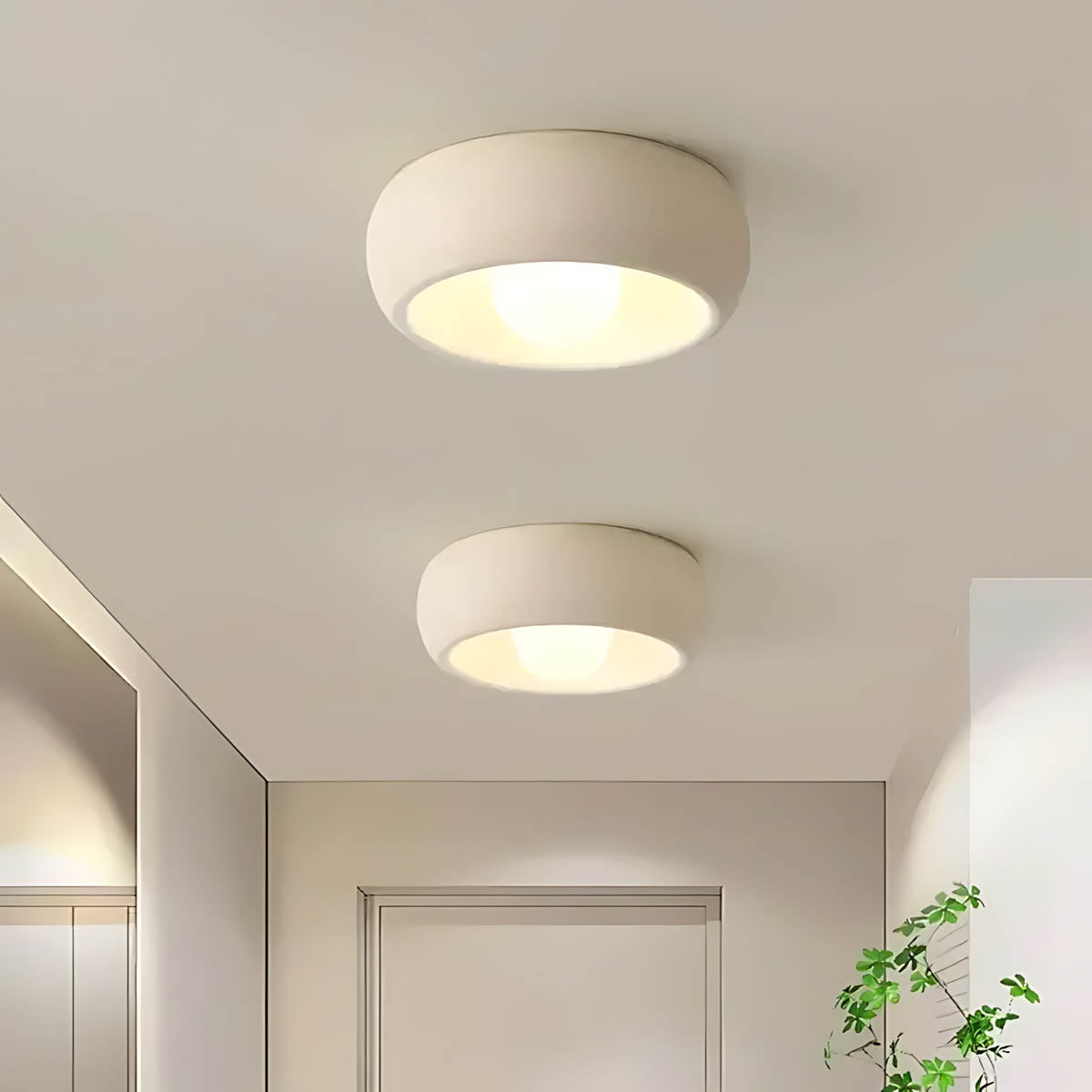 Langford Frame Resin Ceiling Light — gallery image 9