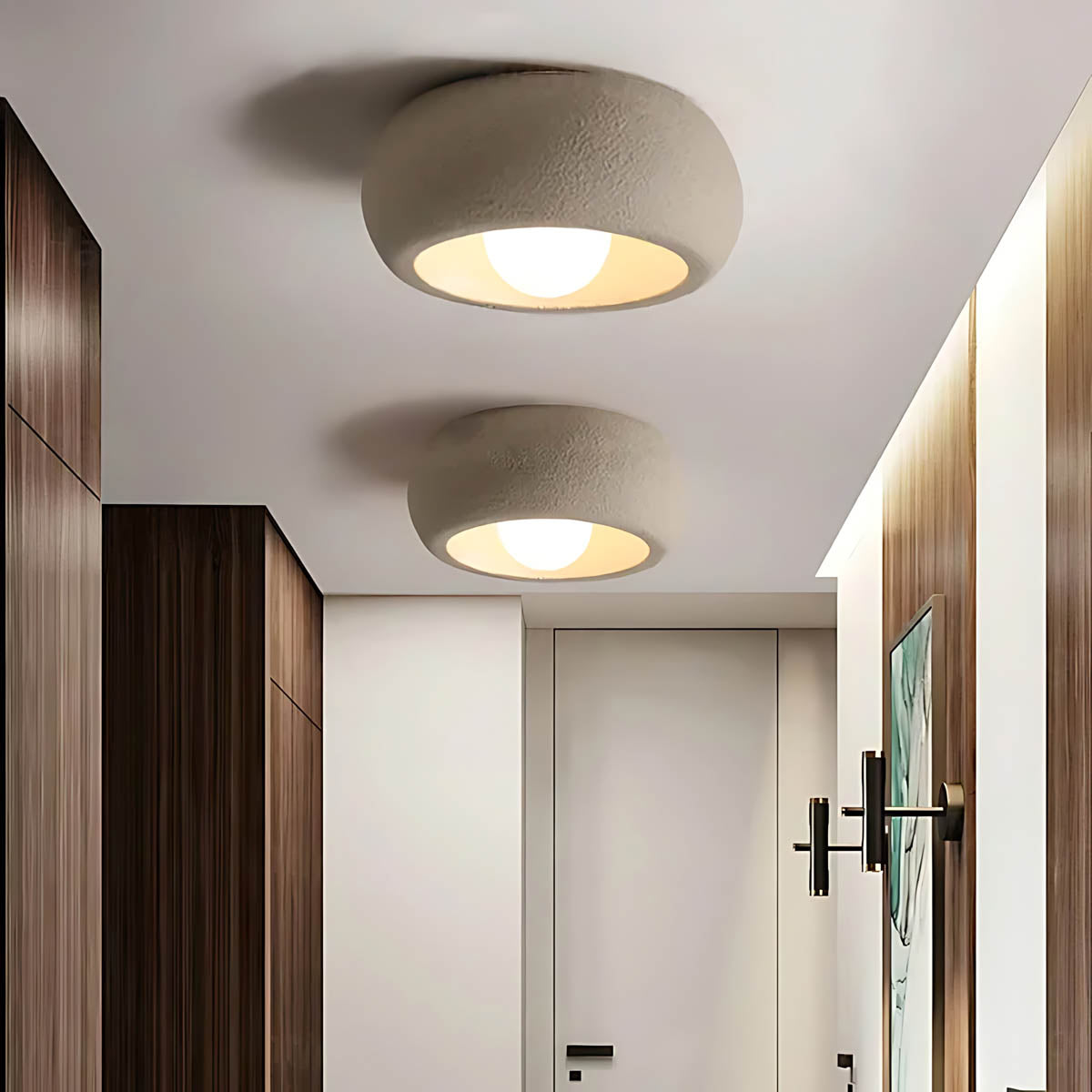 Langford Frame Resin Ceiling Light — gallery image 3
