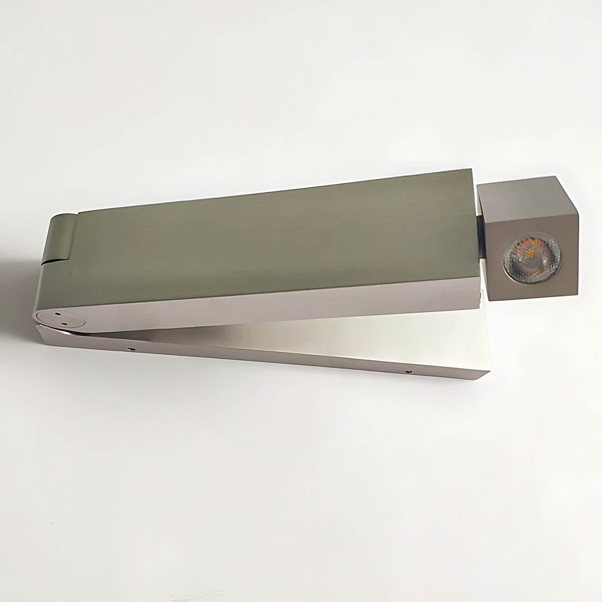 Rosewood Frame Aluminum Wall Sconce — gallery image 7