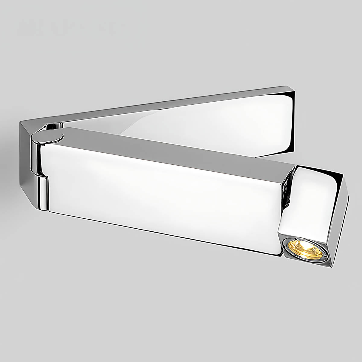 Rosewood Frame Aluminum Wall Sconce — gallery image 4