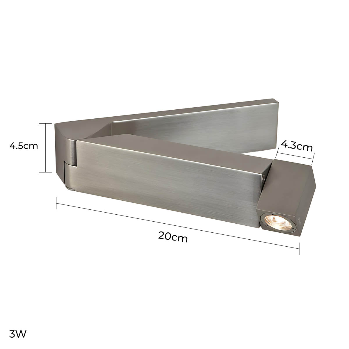 Rosewood Frame Aluminum Wall Sconce — gallery image 11