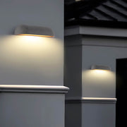 Sherwood Frame Travertine Outdoor Wall Light — gallery image 10