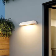 Sherwood Frame Travertine Outdoor Wall Light — gallery image 6