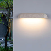 Sherwood Frame Travertine Outdoor Wall Light — gallery image 9