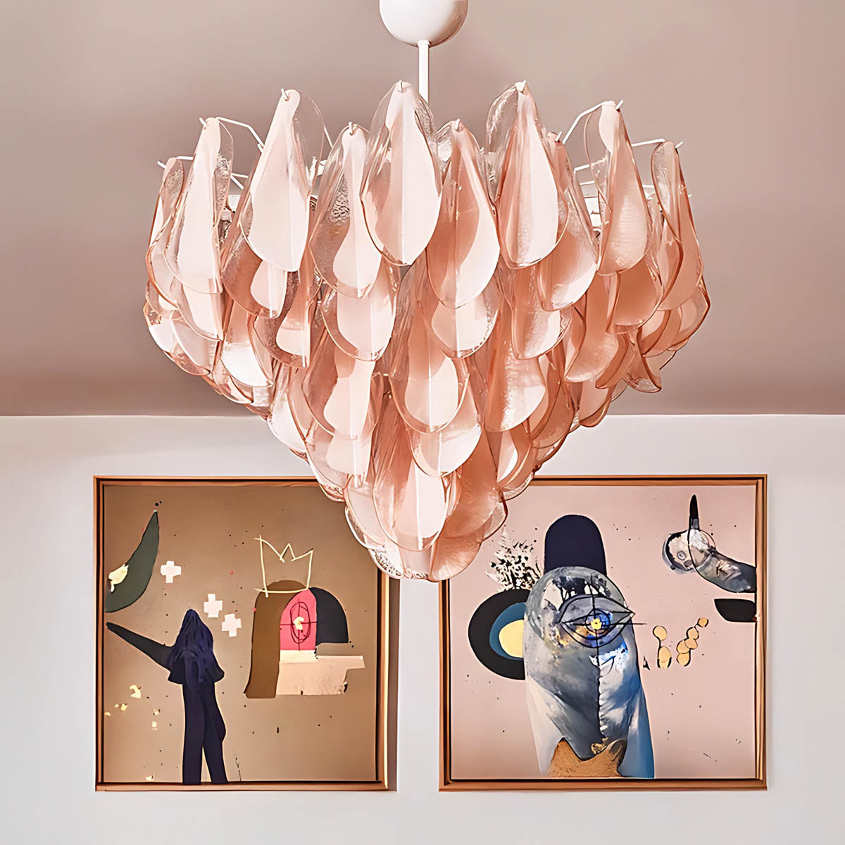 Wickham Frame Glass Chandelier — gallery image 2