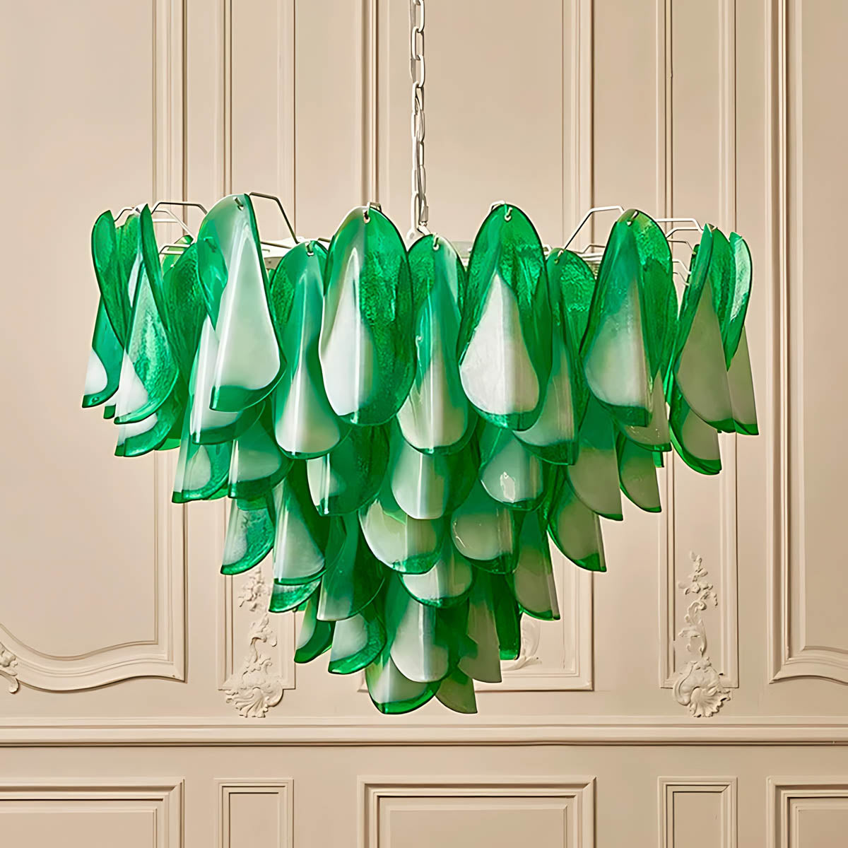 Wickham Frame Glass Chandelier — gallery image 5