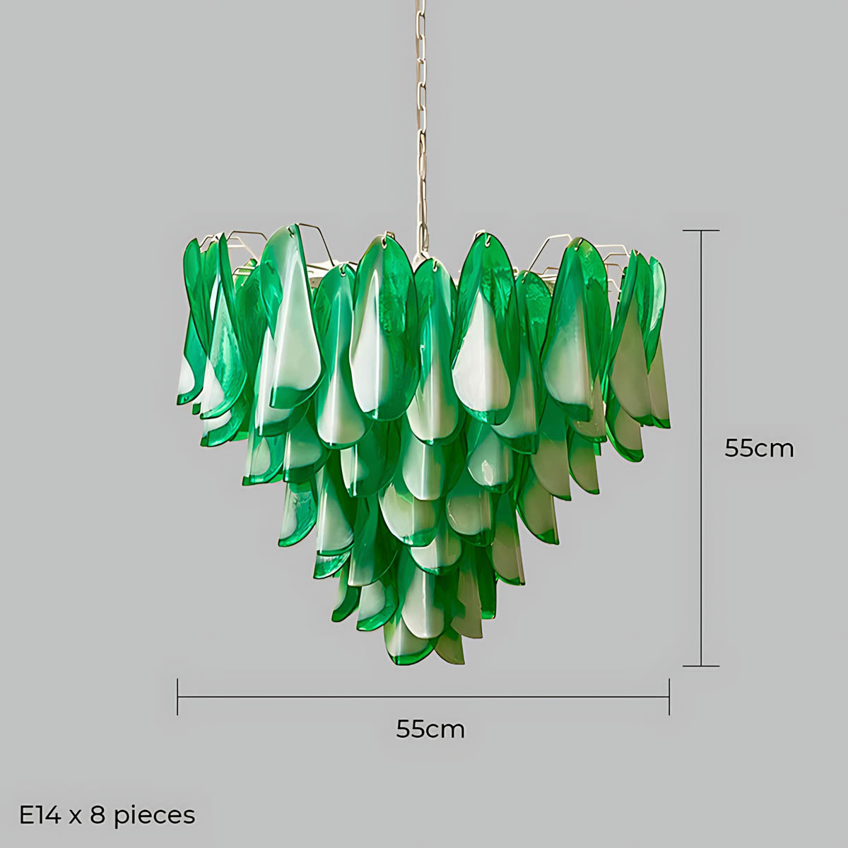 Wickham Frame Glass Chandelier — gallery image 15