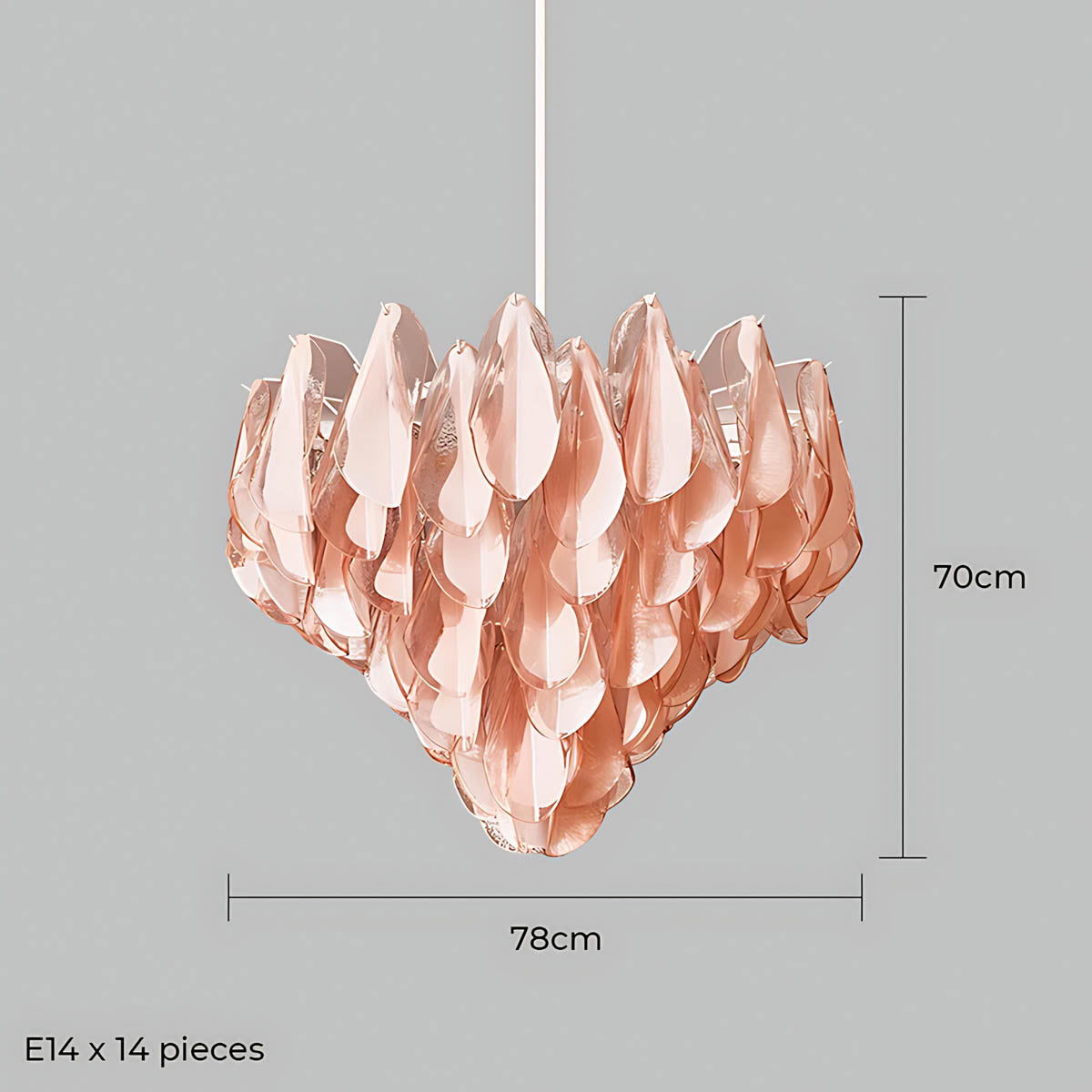 Wickham Frame Glass Chandelier — gallery image 19