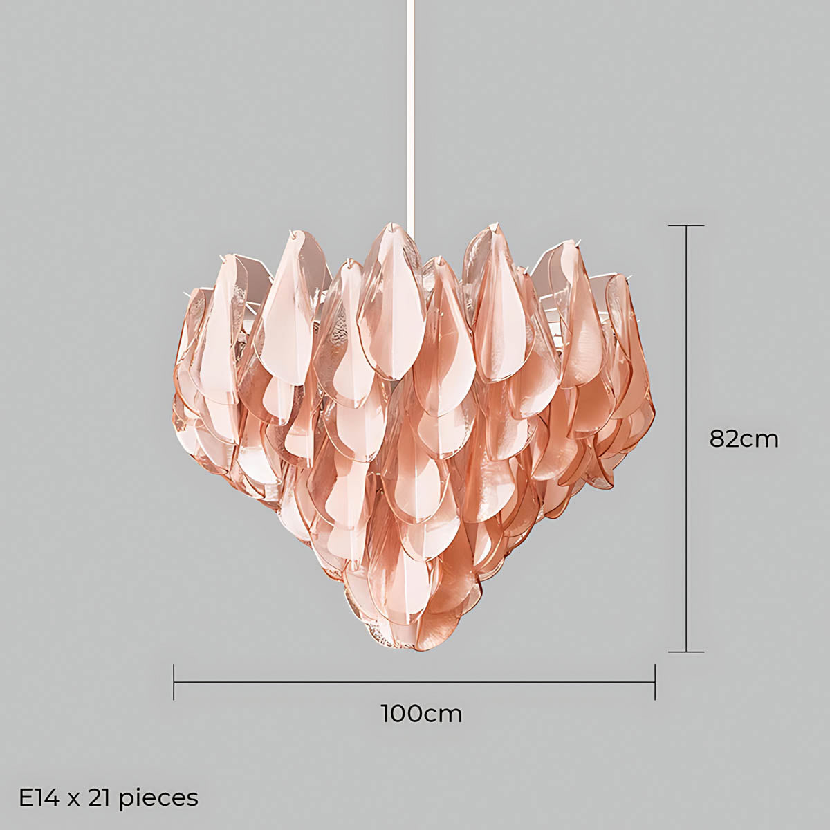 Wickham Frame Glass Chandelier — gallery image 20