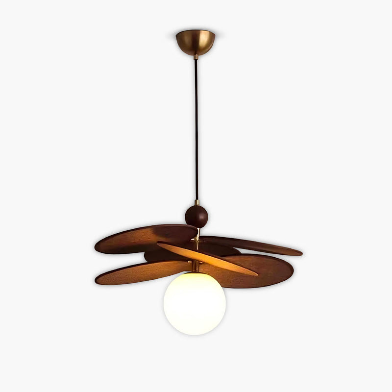 Willoughby Frame Glass Globe Pendant Light — gallery image 1