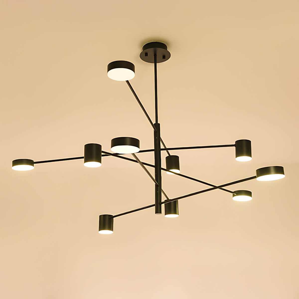 Fairford Frame Aluminum Linear Chandelier — gallery image 16