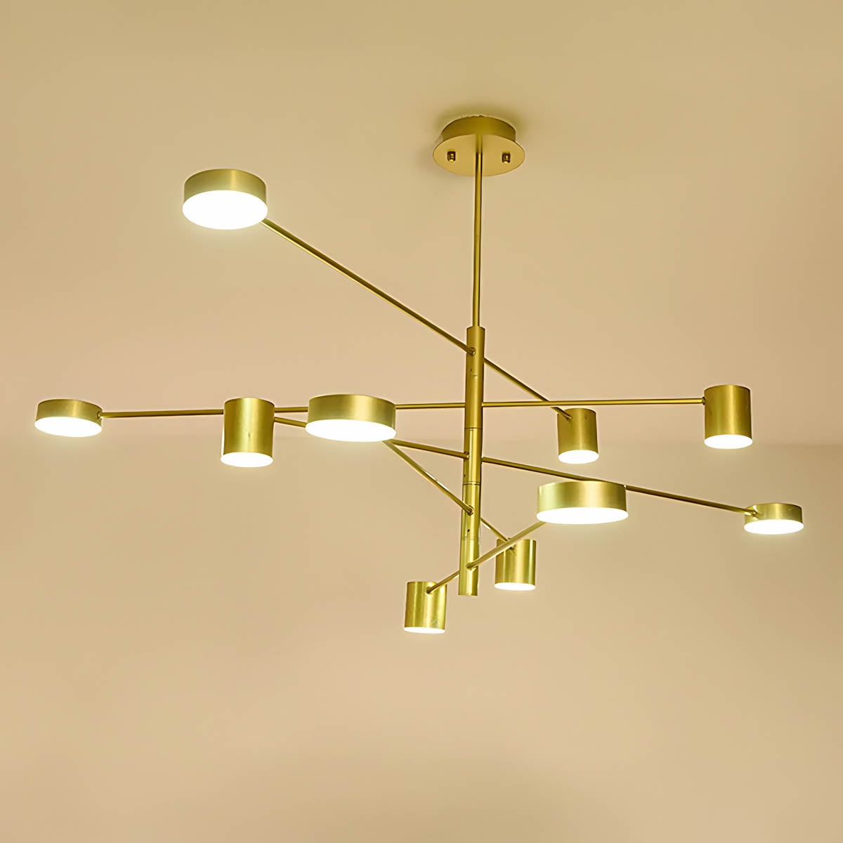 Fairford Frame Aluminum Linear Chandelier — gallery image 18