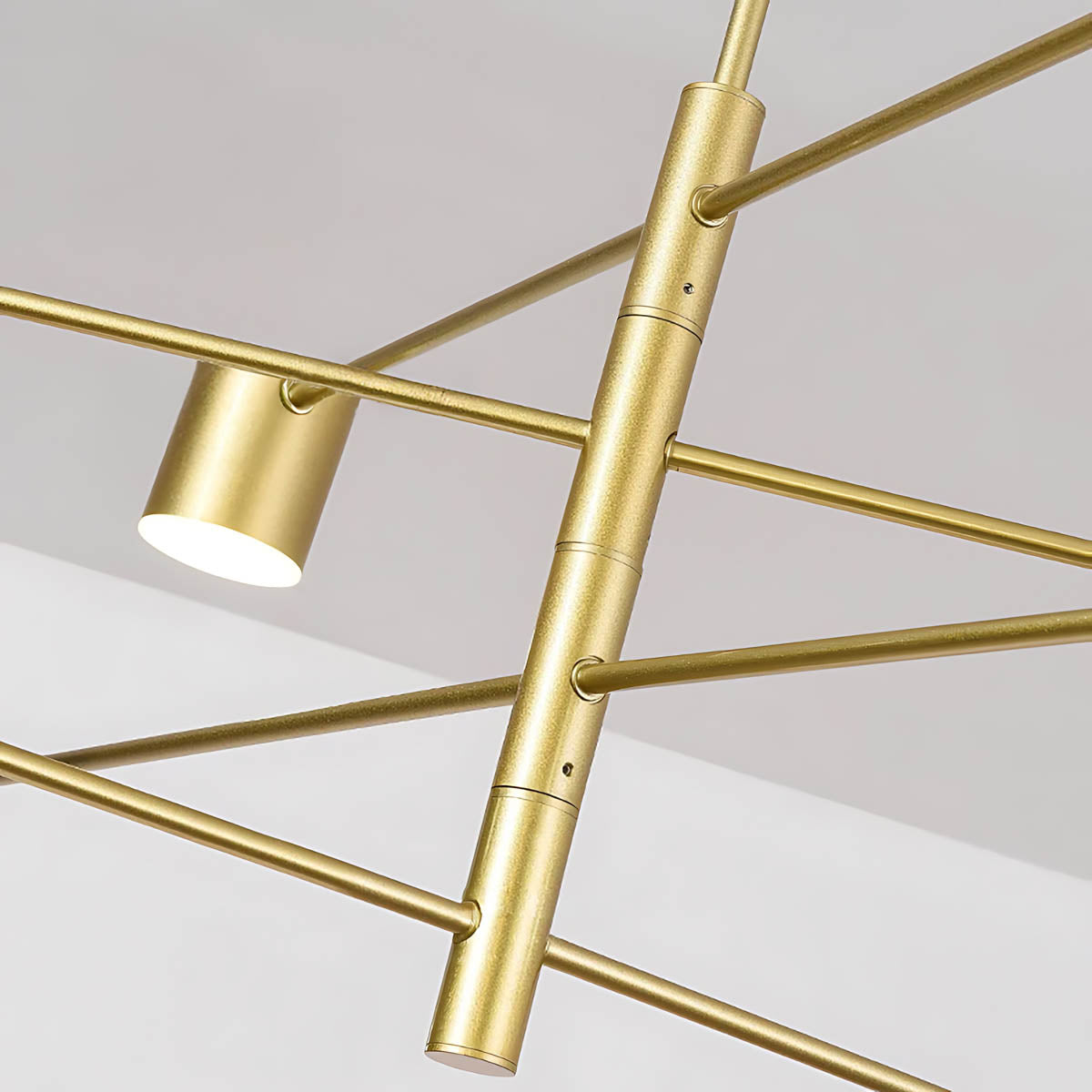 Fairford Frame Aluminum Linear Chandelier — gallery image 19