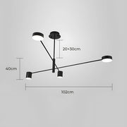 Fairford Frame Aluminum Linear Chandelier — gallery image 21