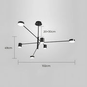 Fairford Frame Aluminum Linear Chandelier — gallery image 22