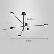 Fairford Frame Aluminum Linear Chandelier — gallery image 23