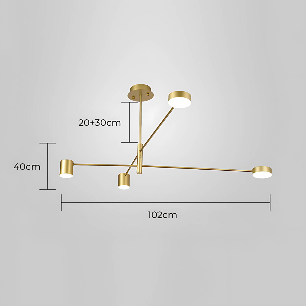Fairford Frame Aluminum Linear Chandelier — gallery image 29