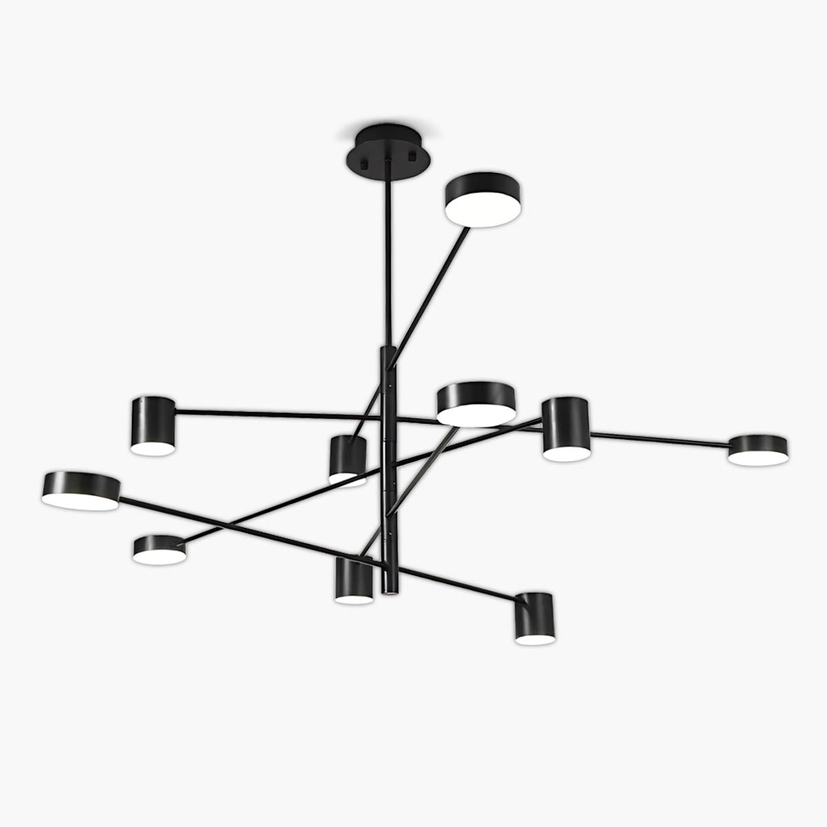 Fairford Frame Aluminum Linear Chandelier — gallery image 1