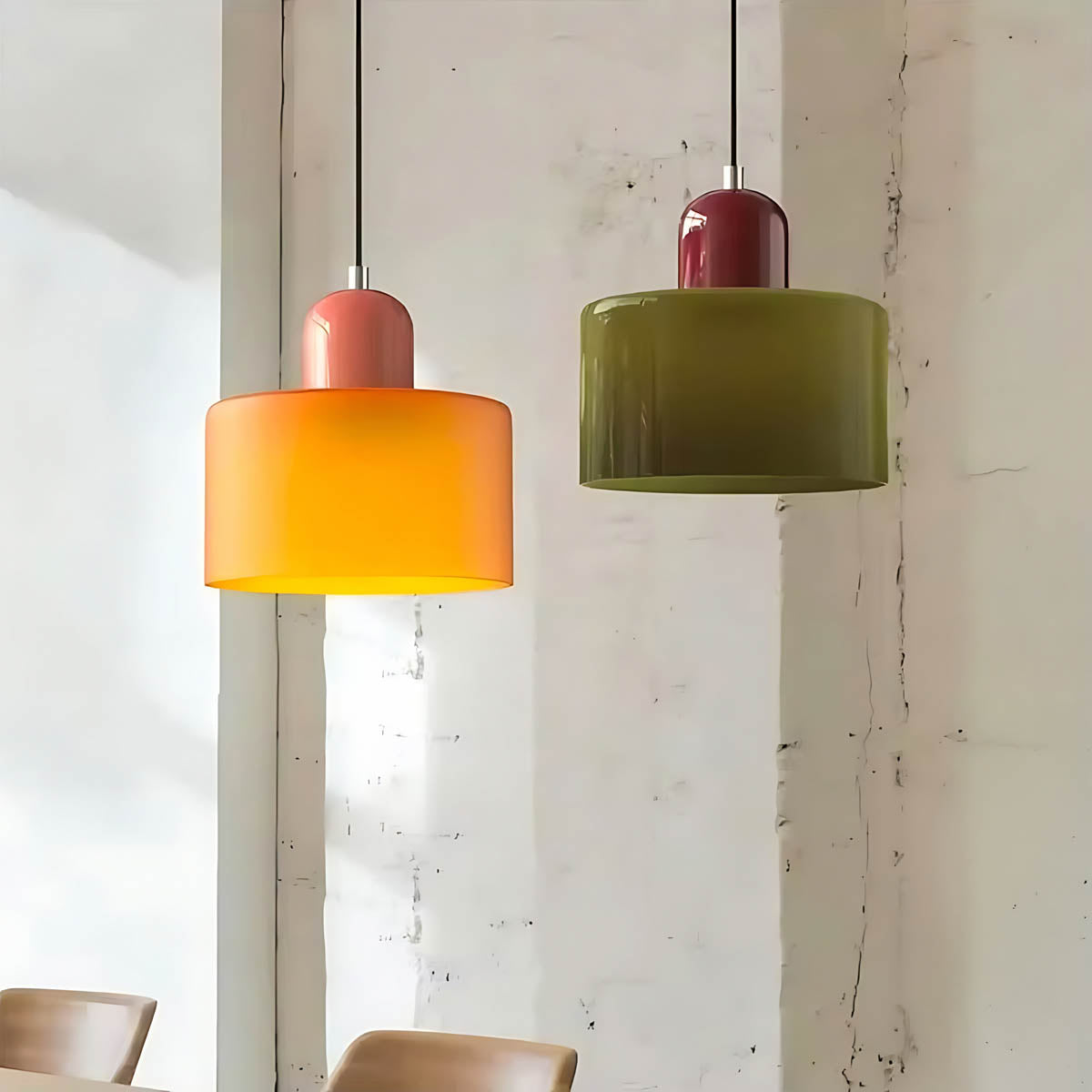 Acorn Frame Glass Pendant Light — gallery image 12