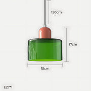 Acorn Frame Glass Pendant Light — gallery image 23